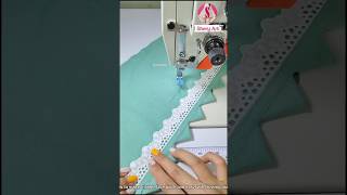 How to make triangle lace quick and easy use Sewing tips sewing shorts [upl. by Nachison]