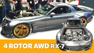 The World’s First AWD 4 Rotor RX7  Preview [upl. by Anyahc]