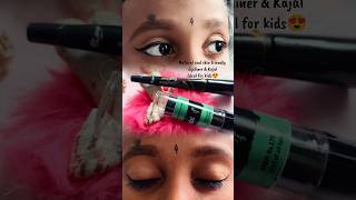 Natural Eyeliner and KajalKids friendly kajal eyeliner natural skincare kidsafe pottu bindi [upl. by Lemrahc]