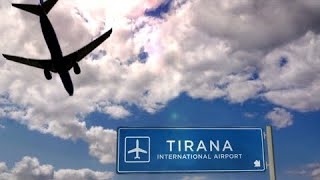 Landing in Tirana  Landed at Tirana International Airport  Landing Clap  Albania 🇦🇱 [upl. by Yanffit]