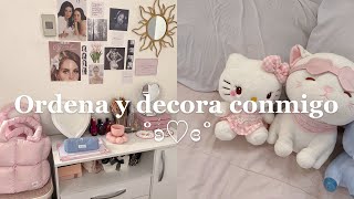 Ordenando y decorando mi cuarto🎀 girly coquette aesthetic [upl. by Ambur]