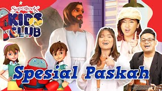 SPESIAL PASKAH SUPERBOOK KIDS CLUB 🥳👋  9 APRIL 2023  SEKOLAH MINGGU ONLINE [upl. by Kcirdnekel]