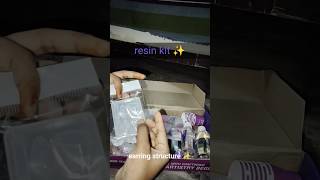 Resin kit unboxing🌹resinartist artshorts prachiverma [upl. by Ahras]