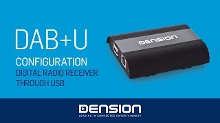 Dension DABU DBU3GEN  Configuration and Update [upl. by Critchfield]