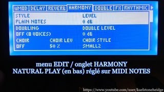 Voicelive 2  Tuto 56 Français  Piloter Voix  Clavier Midi NOTES  5 Les paramètres Midi Notes [upl. by Tammy]