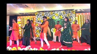 Holud Dance Performance  Haldi Night  Kana Yaari Desi Girl Jhumka Gallan Goodiyaan  Wedding [upl. by Elbert]