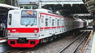 4K Stasiun Sudirman Kompilasi KRL JR 205 TM 6000 EA 203  Commuter Line Lin Cikarang 250424 [upl. by Ventura]