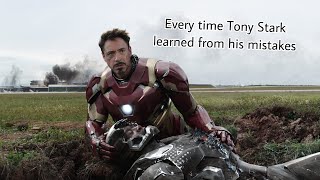 Every time Tony Stark learned from his mistakes [upl. by Getraer]