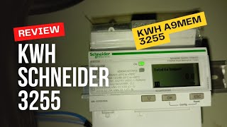 Cara setting kWh Schneider 3255 [upl. by Arreit]