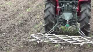 Eggen mit Yanmar YM1510D Harrowing with Yanmar1510D HD [upl. by Anirol]