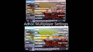 PPSSPP Adhoc Multiplayer Settings Local WLAN [upl. by Ahsoik]