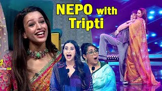 Indias Best Dancer Season 4 Tripti Dimri Dance Performance With Nepo IBD 4 [upl. by Alard]