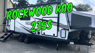 NEW 2023 FOREST RIVER ROCKWOOD ROO 235S TRAVEL TRAILER HYBRID EXPANDABLE Dodd RV Azdel WALKTHROUGH [upl. by Drabeck735]