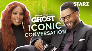 Iconic Conversation with Mary J Blige and Method Man  Power Book II Ghost  Season 4 [upl. by Nosrak]