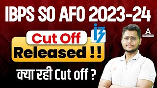 IBPS AFO Final Cut Off 2024 Out  How to Check IBPS AFO Final Cut Off  Full Details [upl. by Naginarb]