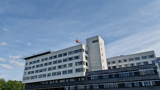 Hubschrauber Starts und Landungen  Krankenhaus Merheim Köln 3 [upl. by Heger]