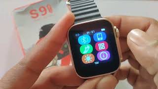 S9 ultra smart watch connect to phoneS9 ultra smartwatch connect kaise karen [upl. by Brooks314]