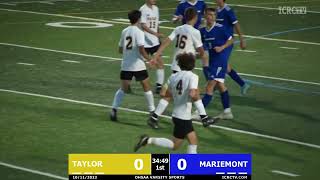 Boys Soccer 2022  Taylor vs Mariemont [upl. by Aeriel]