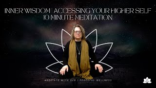 Inner Wisdom  Accessing Your Higher Self Meditation [upl. by Rafter]