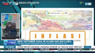 BPS RI Alami Inflasi 008 Persen pada Oktober 2024  Investor Daily TV [upl. by Ataga]