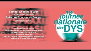 Journée des DYS Dieppe 2024 Youtube [upl. by Atinnod]