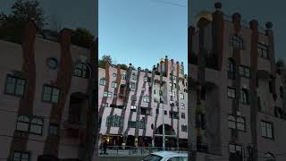 The Hundertwasser Building building wonderful art discover explore art [upl. by Giuliana]