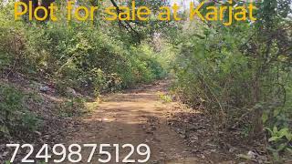 Plot for sale at Karjat21 Guntha4 km from Karjat3 lacs per Gunthanegotiable [upl. by Maharba]