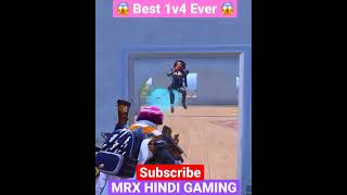 Impossible 1v4 by MRX HINDI GAMING 😱  shorts mrxhindigaming [upl. by Arraet]