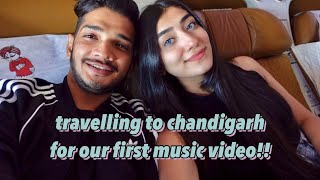 delhi  chandigarh vlog  Halki Si Barsaat BTS part 1  Nazila Sitaishi [upl. by Naimaj914]