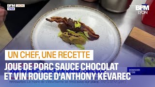 La recette de la joue de porc sauce vin rouge et chocolat [upl. by Anikes]