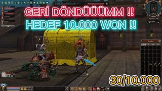 GERİ GELDİK 10000 WON HAYALE DÜŞTÜÜK PART 1 bagjanamu  3010000 metin2 metin2tr [upl. by Narba]