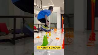 AGILITY CIRCUIT 🔥 PLYOMETRICS ⚡️ SPEED 🌟 POWER speedandagility exercise sports [upl. by Annahsat877]