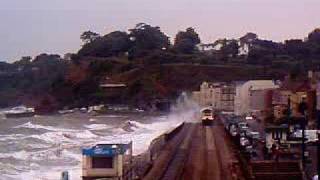 Dawlish sea wall storm [upl. by Ziza]