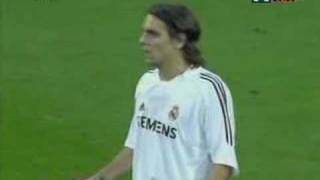 Woodgate sent off Roberto Carlos caresses refs face [upl. by Sivia]