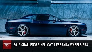 2016 Dodge Challenger Hellcat  Ferrada FR3 Machine Silver with Polished Lip [upl. by Goth]