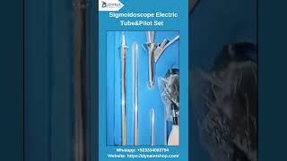 Sigmoidoscope Electric TubeampPilot Set Gynecology Proctoscope Anoscope Surgical Instruments [upl. by Anovahs]