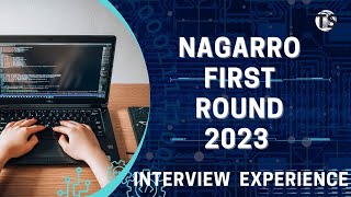 nagarro first round  interview experience  latest experience 2023 [upl. by Naihr330]