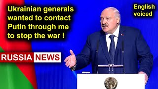 Ukrainian generals wanted to contact Putin through Lukashenko to stop the war [upl. by Oberg570]