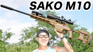 カナダ軍スナイパー制式採用 SAKO TRG M10 公式 ボルトアクションライフル エアガンレビュー [upl. by Iey]