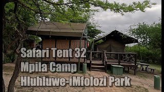 Safari Tent 32  Mpila Camp [upl. by Ruttger592]