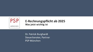 E Rechnungspflicht ab 2025 – Was jetzt wichtig ist [upl. by Loralee223]