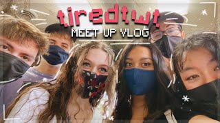 Bedwars IRL Meetup  TiredTwt Vlog [upl. by Ahsikram]