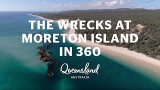 The wrecks at Moreton Island Queensland in 360 [upl. by Orabla]