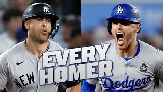 EVERY home run from the 2024 Postseason Ft Shohei Freddie Giancarlo Big Christmas AND MORE [upl. by Ahsinuq941]