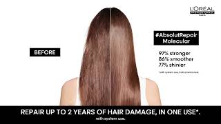 LOreal Pro Absolut Repair Molecular Repair Up To 2 Years of Damage In One Use FULL [upl. by Oicnecserc]