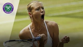 Maria Sharapova vs Serena Williams Wimbledon final 2004 Extended Highlights [upl. by Ahsinoj]