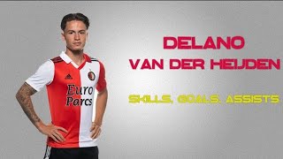 Skill delano van der heijden Gelandang muda Feyenoord keturunan Indonesia [upl. by Lorita449]