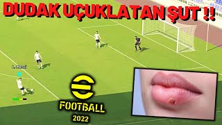 eFOOTBALL 2022 DUDAK UÇUKLATAN ŞUT NASIL ÇEKİLİR  PES 2022 [upl. by Nnaeilsel136]