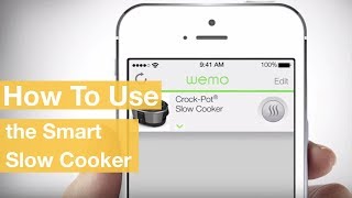 How To Use the Smart Slow Cooker with WeMo™ Technology  CrockPot® [upl. by Vey]