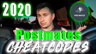 2020 POSTMATES CHEATCODES  How to make more money on Postmates tips tricks get more deliveries [upl. by Ellinnet]